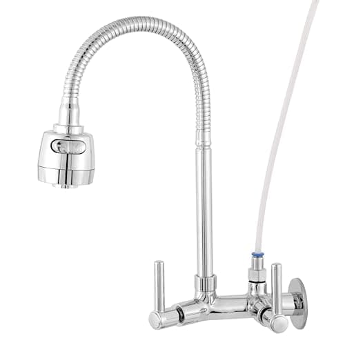 Link Metais,Torneira De Metal Flexivel Com Adapatador e Mangueira Para Filtro Purificador De Agua