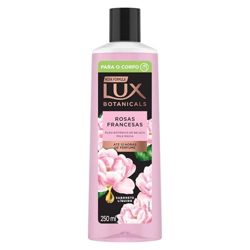 Sabonete Líquido Rosas Francesas Óleos Hidraflorais Lux Botanicals Frasco 250ml, Lux