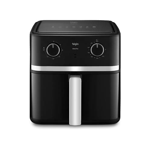 Fritadeira Elétrica Air Fryer Elgin Gran Fry sem Óleo 8 Litros Preto 110V
