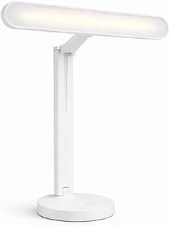 Luminária de Mesa LED Articulada Recarregável USB com 3 Níveis de Luz Controle Touch Design Moderno Branco Ideal para Estudo Leitura e Escritório Home Office (BRANCO)