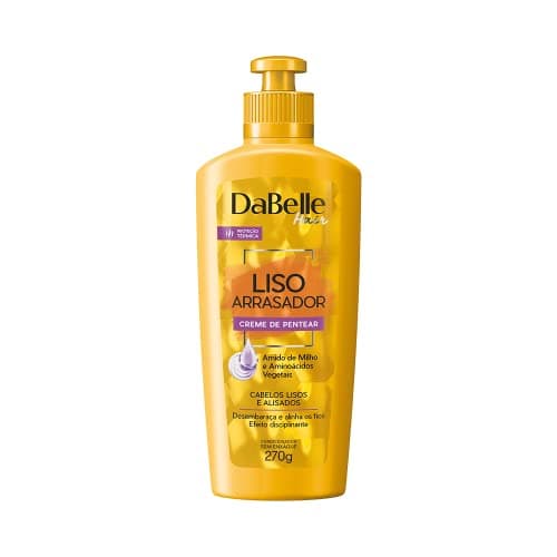 Dabelle Creme Pentear 270 Gr Liso Arrasador