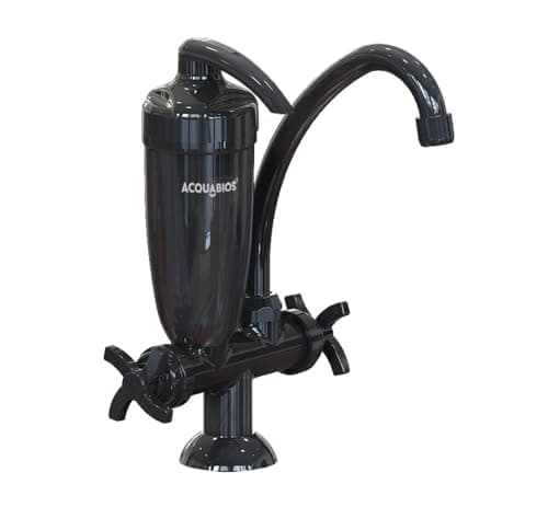 Torneira com Filtro Acquabios de Bancada Bica Móvel New - 1006-0144 - Preta