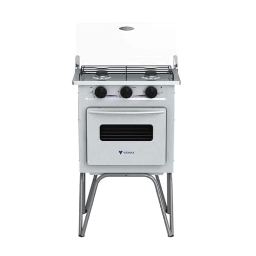 Fogao A Gas Gemini 2 Q Tampa De Vidro Branco Gás Glp