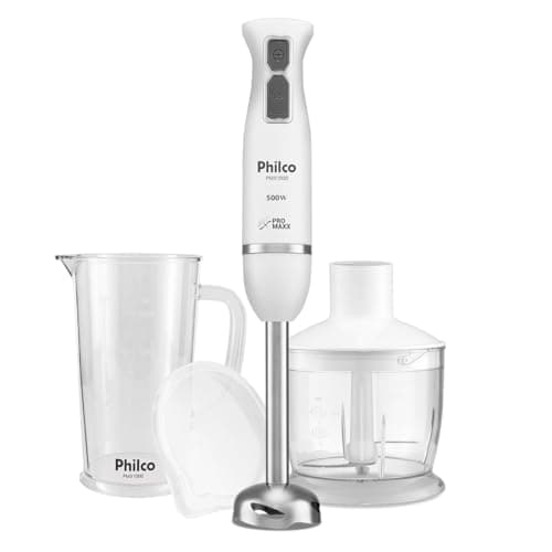 Mixer Philco PMX1000 com 4 lâminas Pro Maxx 2 e 1 branco e prata