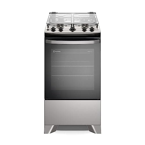 Fogão Electrolux 4 bocas Efficient com PerfectCook Prata (FE4IS) Bivolt