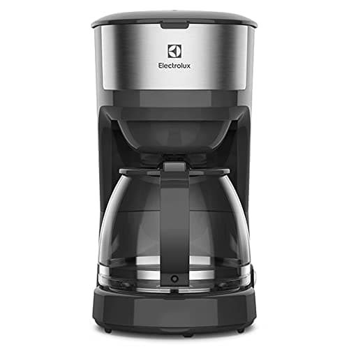 Cafeteira Elétrica Electrolux inox filtro permanente removivel sistema corta pingos capacidade 1,2L 30 xicaras função manter aquecido ECM20 127v
