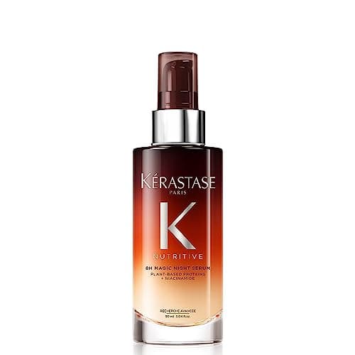 Kérastase Nutritive 8H Magic Night Sérum Noturno, Para Cabelos Secos, Nutrição Profunda por 8h, Protege da Fricção e Fortalece os Fios, 90ml