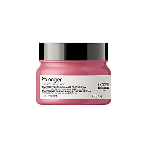 L'Oréal Professionnel Pro Longer, Máscara de Tratamento Capilar para Cabelos Finos e Afinados, Reduz Quebra e Pontas Duplas, Proporciona Brilho, Suavidade e Densidade aos Fios, 250g