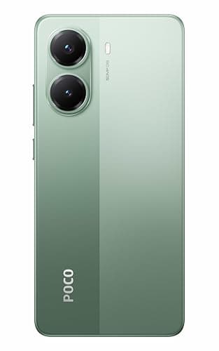 Imagem traseira do smartphone Xiaomi POCO X7 Pro 5G em cor verde-água