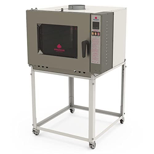 Forno Turbo Gás Natural 5 Esteiras PRP-5000NL New Light Progás Gás GN - Encanado cinza e branco