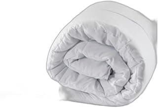 Edredom King Kacyumara Toque de Pétalas Maciez Extrema Branco enrolado em saco de pano