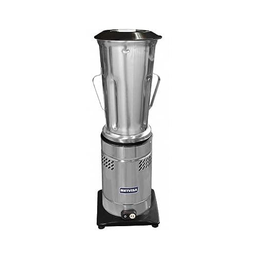 Liquidificador industrial Metvisa 368W 6L baixa rotação com jarra de aço inoxidável