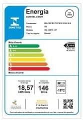 Freezer e Conservador Vertical HQ 146 Litros Branco HQ-146FV 127V