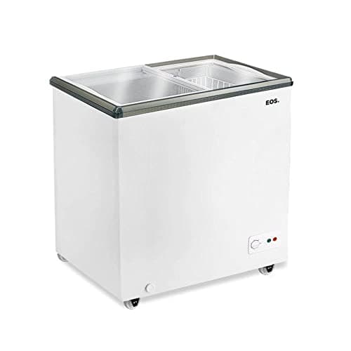 Freezer horizontal branco EOS 176 litros dupla ação Eeh200 220v