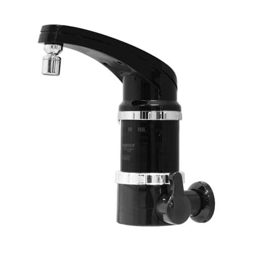 TORNEIRA ELÉTRICA ELEGANCE 4T DE PAREDE - 127V 4.800W PRETA FAME