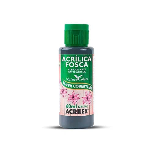 Tinta Acrílica Fosca - Nature Colors Acrilex 60 ml Grafite - 530