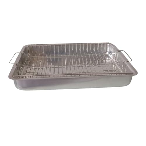 Forma Tabuleiro Com Grelha Grade Para Assar Borda Alta N°5