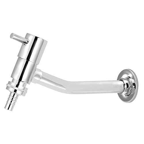 Torneira Longa Tanque/jardim Reta Parede Bico Metal 1/4