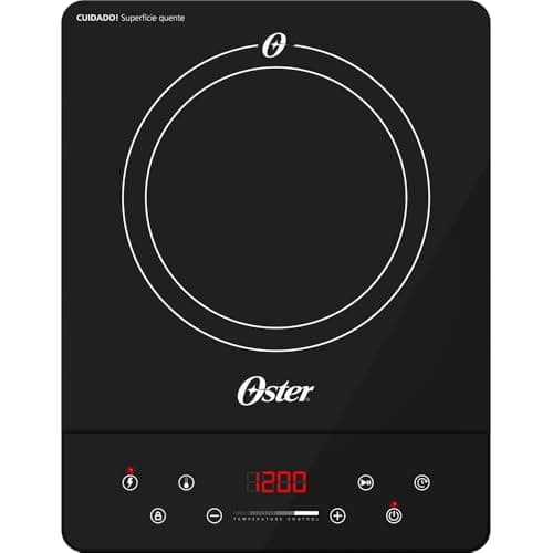 Cooktop de Indução 1 Boca Oster Touch Screen Portátil - 220V