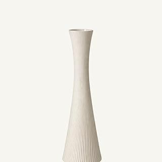 Vaso decorativo branco ondulado para plantas cactos e suculentas