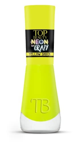 Top Beauty - Esmalte Premium Neon Yellow Shock