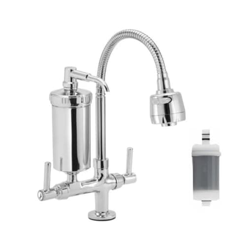 Torneira Inox Com filtro Para Cozinha, Torneira de Metal Cozinha de Banca (F.B GOURMET CROMADO)