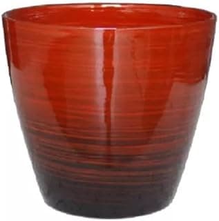 Vaso Para Plantas Grande Decorativo Sala Jardim Alto Brilho (Liso/Terracota), Vasos para Plantas Decorativo Luxo Efeito Marmorizado, Leve e resistente.