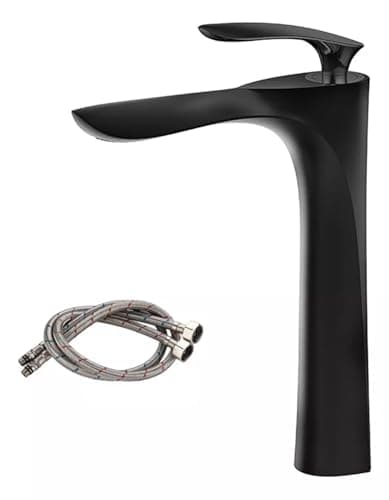 YESOP Torneira Para Banheiro Pia Monocomando Misturador Lavatorio Alto Preto