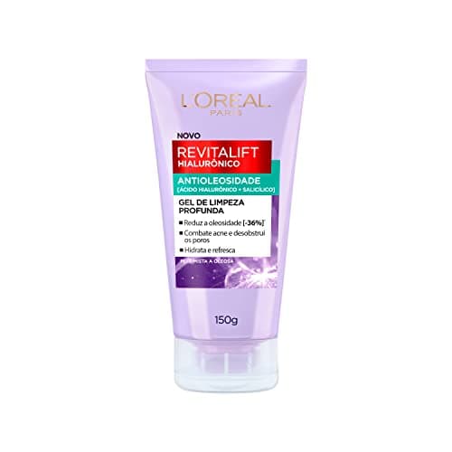 Gel de Limpeza Antioleosidade L'Oréal Paris Revitalift Hiaurônico, 150g