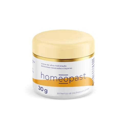 homeopast Ultra Hidratação 30g - Creme Intensivo para Pés Rachados, Ressecamento e Fissuras