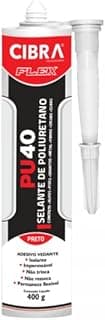 Adesivo Selante PU40 Preto Vedante Impermeável - 400Grs