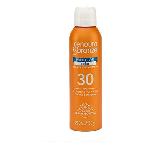 Cenoura e Bronze Protetor Solar Aerossol Cenoura E Bronze Fps30 200Ml Cenoura E Bronze