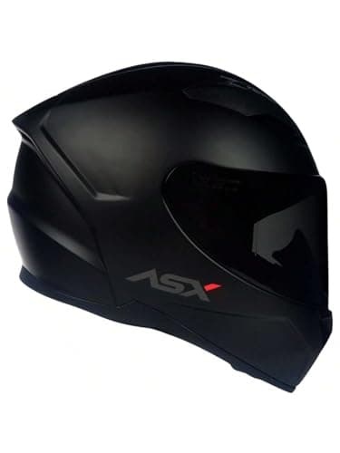 Capacete Moto ASX City Solid Preto Fosco 56