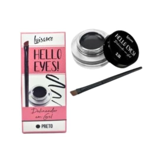 LUISANCE - DELINEADOR GEL PRETO HELLO EYES