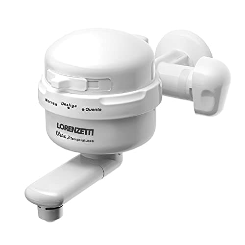Torneira Clean 3T 127V 4500W, Lorenzetti, 7551016, Branco, Pequeno