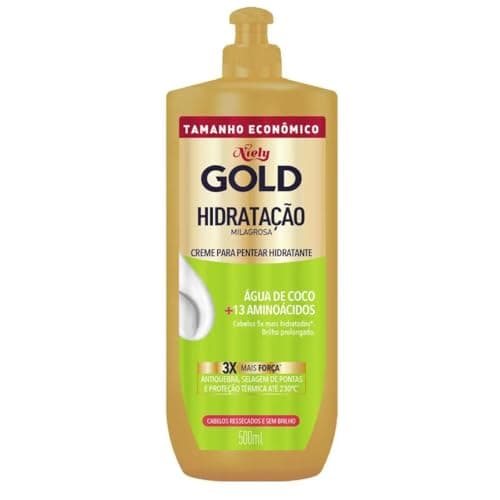 Creme Para Pentear Niely Gold 500ml Hidrataçao