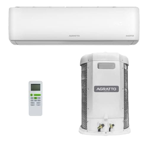 Ar-condicionado Split HW Inverter Agratto Liv Top 30.000 BTUs R-32 Só Frio 220V branco com controle remoto