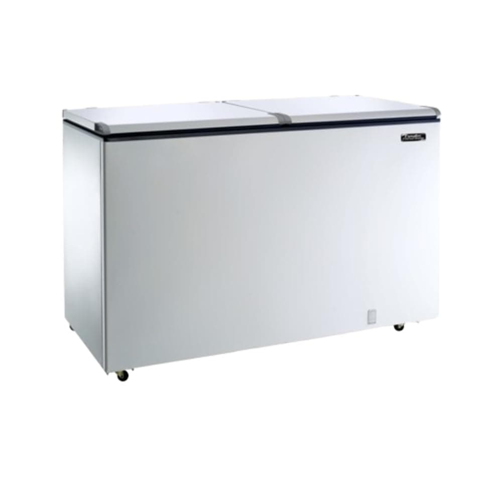 Freezer Horizontal Esmaltec 468 Litros ECH500 - Porta Cega, Dupla Ação, Branco, 220V