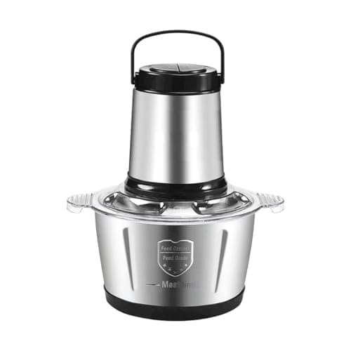 Multiprocessador elétrico de alimentos 400W, aço inoxidável, 4 lâminas, 2L, 110V ou 220V