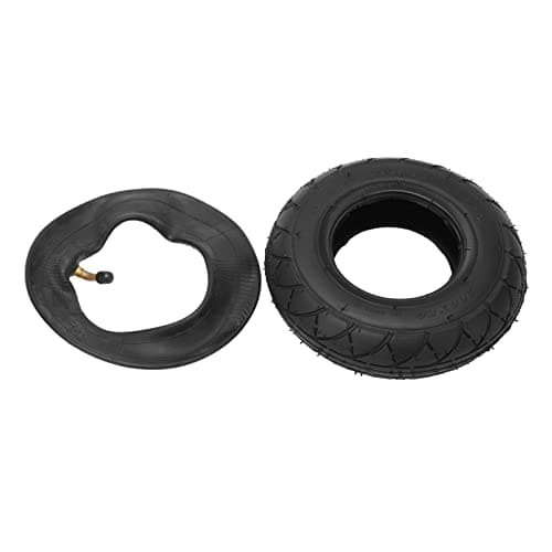 Combinação de pneus de scooter elétrica, pneu pneumático de scooter elétrico 200 x 50 com tubo interno, cubo de roda, pneu de substituição de scooter elétrico