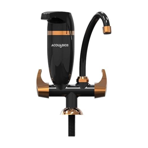 Torneira Filtro 1/4 De Volta Preto Com Dourado Luxo,cozinha