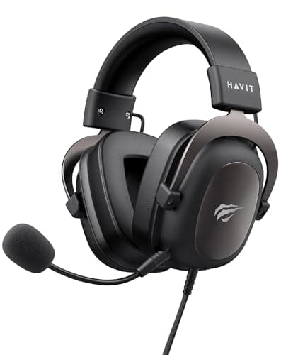 Havit Headphone Fone de Ouvido H2002d, Gamer, com Microfone, Falante 53mm, Plug 3, 5mm: compatível com XBOX ONE e PS4, HAVIT, HV-H2002d