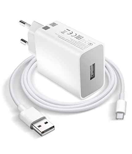 Carregador Xiaomi Turbo 22,5W com cabo USB-C de 100cm, branco