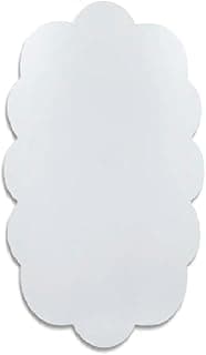 Espelho adesivo decorativo em forma de nuvem acrílico branco