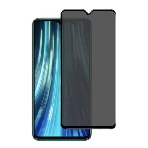 Película de vidro para Xiaomi Redmi Note 8 Pro, privacidade e anti-reflexo.