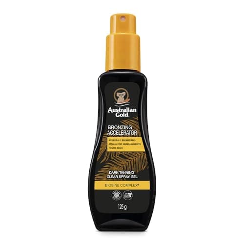 AUSTRALIAN GOLD ACELERADOR DARK TANNING SPRAY GEL CLEAR 125G