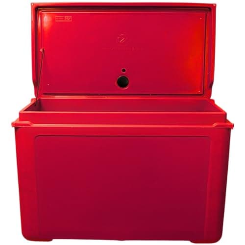 Caixa Térmica Polietileno Plástica Vermelha 120 Litros Zero Grau (Vermelho)