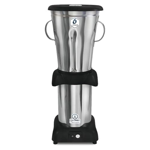 Liquidificador industrial 6 litros baixa rotação bivolt JL Colombo em aço inoxidável