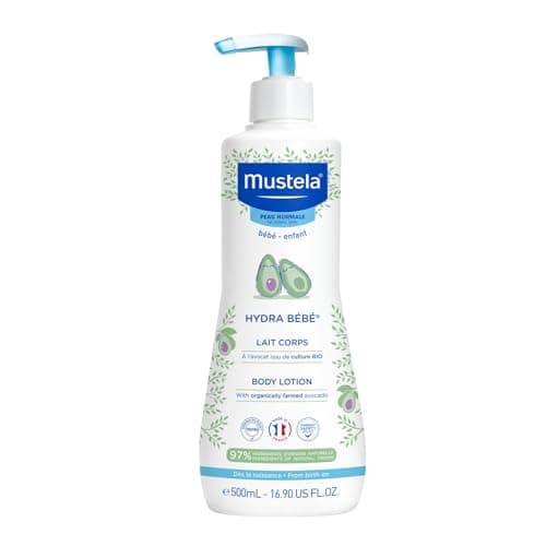 Mustela Hidratante Infantil Rosto E Corpo Bebê Azul Grande/500 Ml