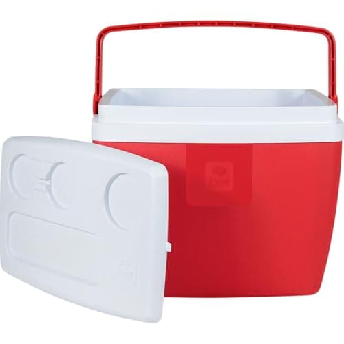 Caixa Térmica, 36 Litros, com Alça,Vermelha, Bel